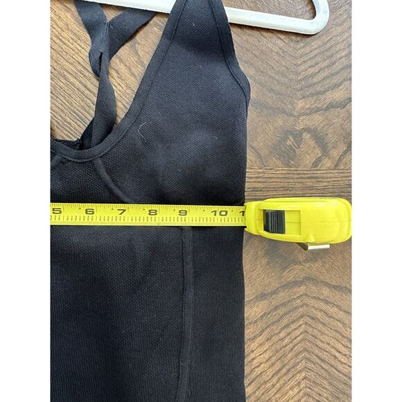 Zara knit Tank Top Womens Small Black Sleeveless Basic Minimal - Picture 4 of 7